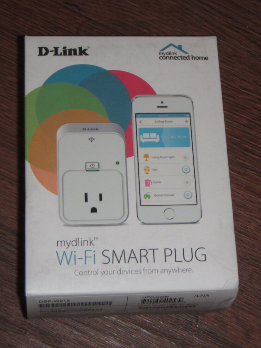 D-Link DSP-W215 Mydlink WiFi Control Smart Plug (USA, White), Sealed NEW